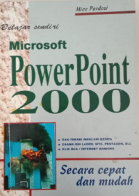 MICROSOFT POWER POINT 2000