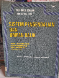 Teori dan Soal-Soal Sistem Pengendalian dan Umpan Balik